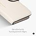 kate spade new york Morgan Magnetic Phone Wallet/Card Holder - Compatible with MagSafe Phones and Cases - Cream