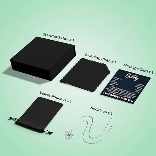 Im Sorry Gifts for Her Apology Present for Wife or Girlfriend| I'm Sorry Please Forgive Me| Broken Heart Lets Start Over Jewelry Forgiveness Present4