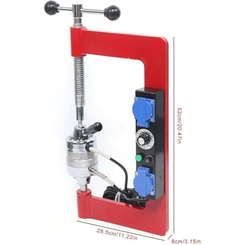 Vulcanizador de neumáticos para automóvil, herramienta de reparación de vulcanización de neumáticos con 8 moldes, kit de esparcidor de neumáticos de altura ajustable para coche y camión
