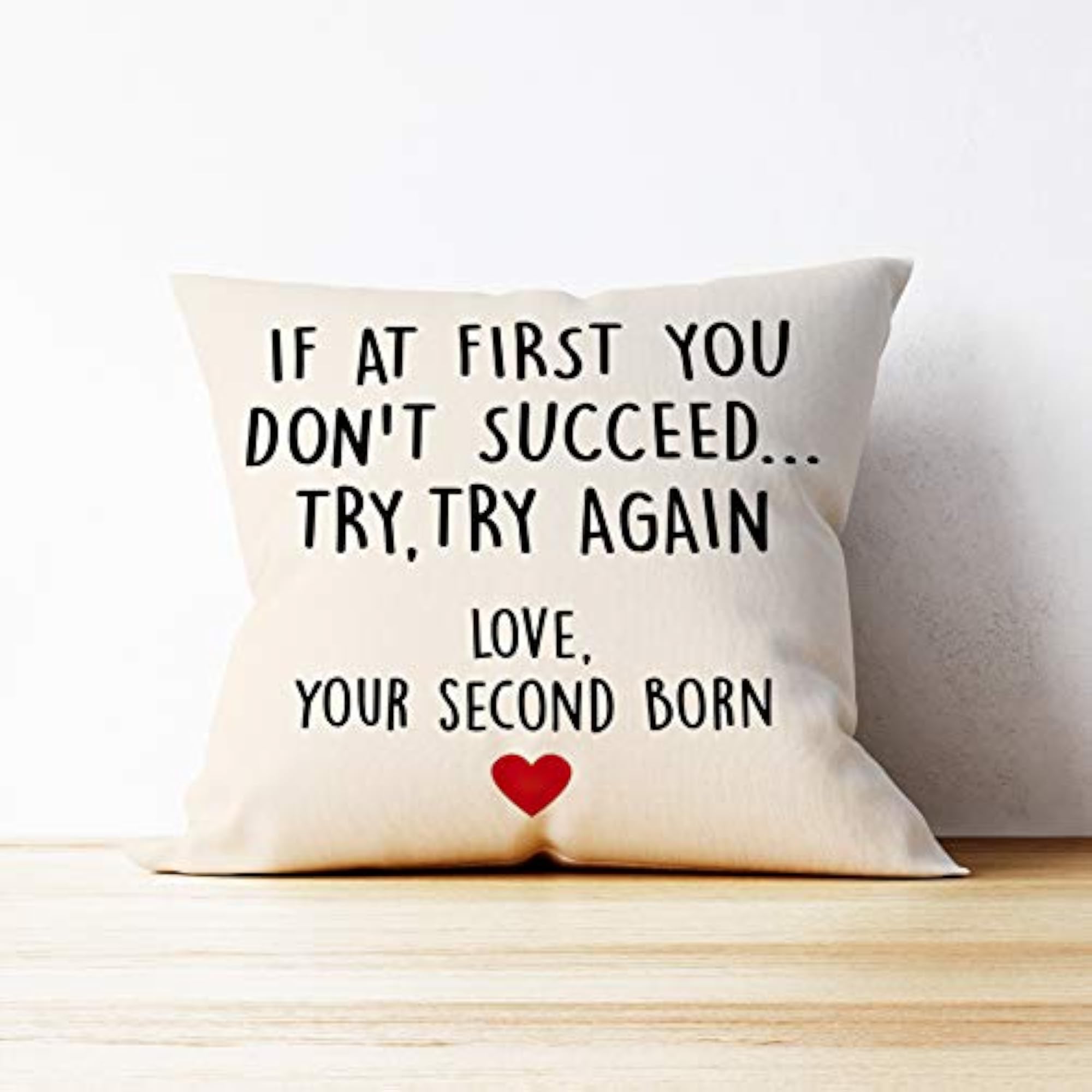Love Your Second Child Throw Pillow Case, Best Gift for Parents