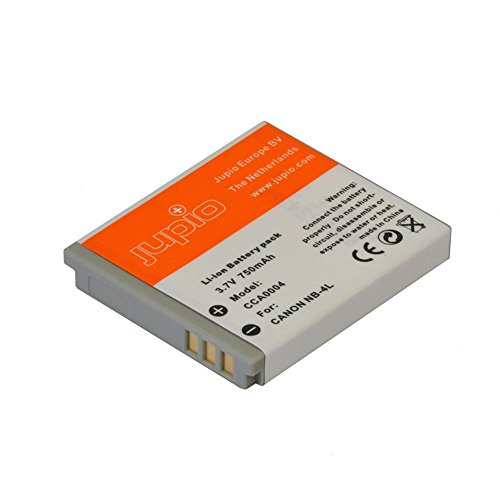 Jupio Cca0004 Batteria Per Canon Nb-4L, Nero