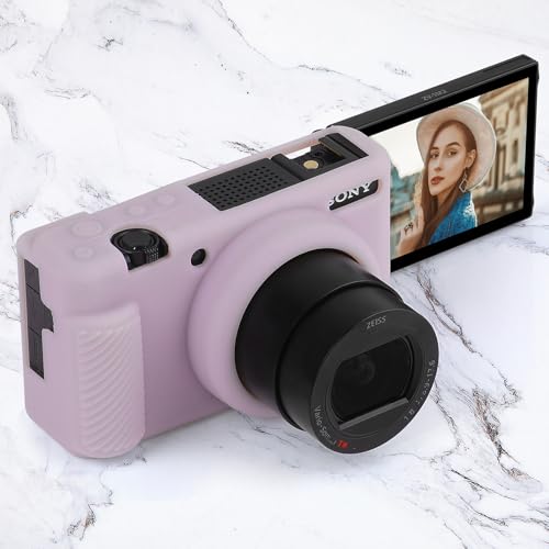 Funda de silicona blanda para cámara Sony ZV-1F miniatura 3