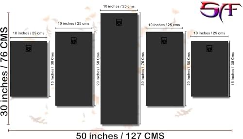 SAF Radha krishna Paintings for Wall Decoration - Set Of Five, 3d modern art Painting for Living Room Large Size with Frames for Home Decoration, Hotel, Office 127 cm x 75 cm SANFBL35445