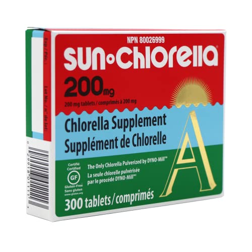 Sun Chlorella USA Chlorella 200 Milligrams - 300 tabs (Pack of 2) Sun Chlorella USA Chlorella 200 Milligrams - 300 tabs (Pack of 2)