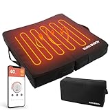 Heated Stadium Seats for Bleachers, Heated Seat Cushion with APP Control Heating, Heated Stadium Chair Cushion, Portable Heated Bleacher Seat Cushion for Outdoor Sports, Stadium, Camping, Fishing