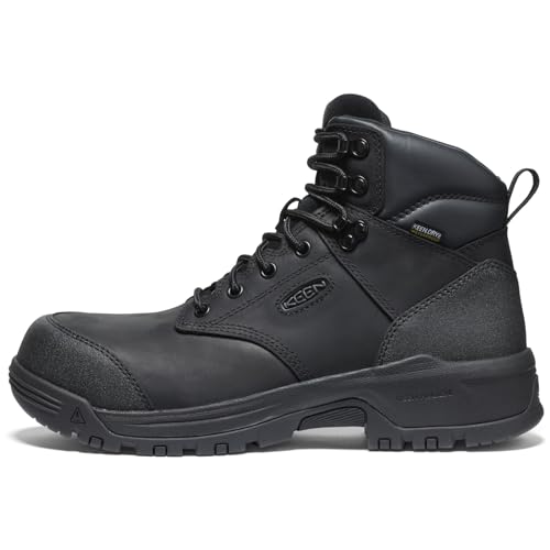 Image of KEEN Utility Men's Evanston 6 inch Composite Toe Waterproof Leather Durable Construction Work Boots