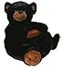 Stephan Baby Plush Nursery Decor Chair, Black Bear, 26"