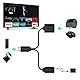 Rii USB Adapter Kabel Micro USB Host OTG Cable 20cm Kompatibel mit MacBook, Android, Google, Samsung, Galaxy, etc Schwarz （Die Nutzung der Ladefunktion entnehmen Sie Bitte dem A+Schaltplan）