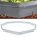 Produktbild vidaXL Schneckenzaun Schneckenschutz Schneckenabwehr Schneckensperre Schneckenbekämpfung Schneckenstop Garten Verzinkter Stahl 392x25cm