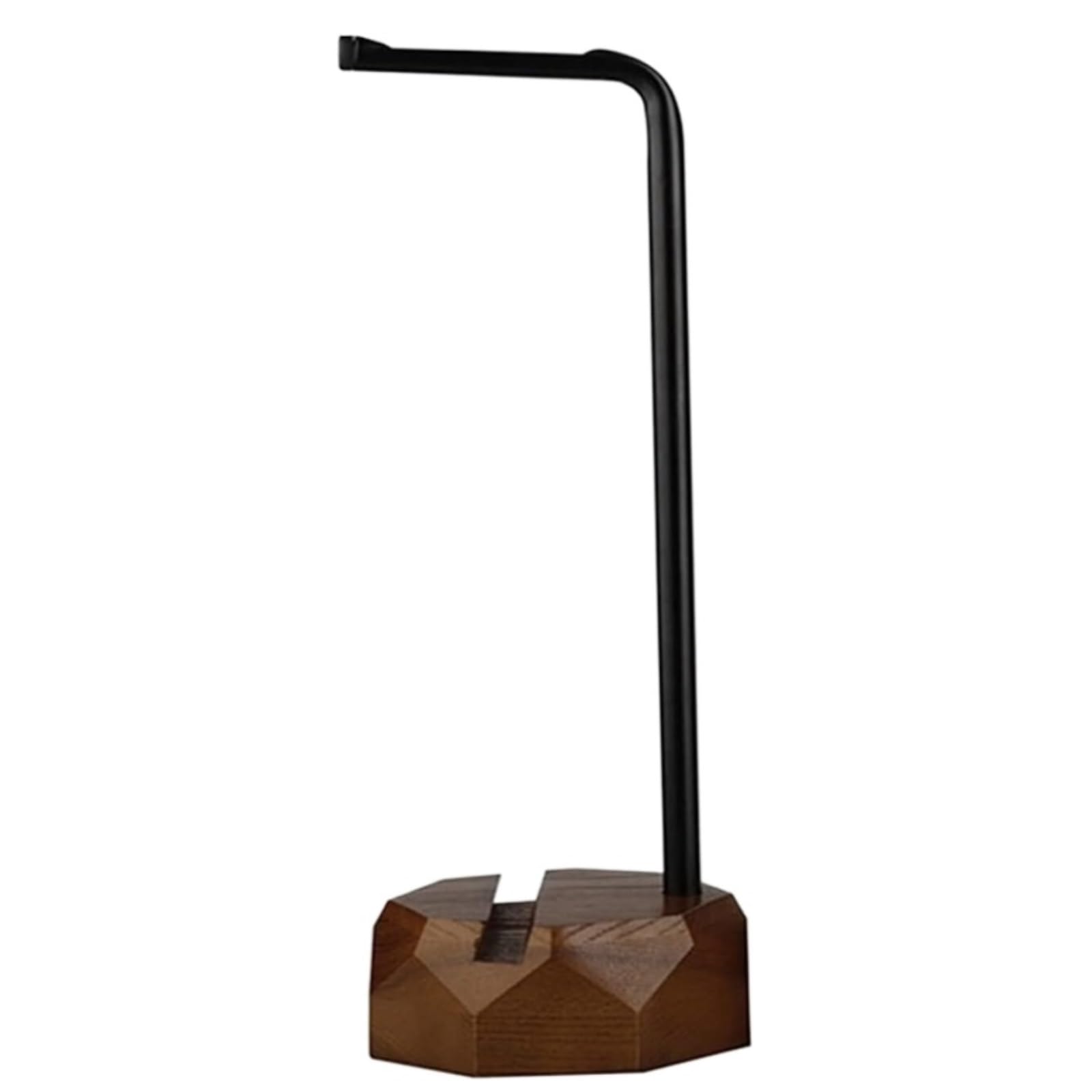 MRKU Headphone Stand Holder Headset Hook Hanger Desktop ,Portable For Most Music Gaming,Walnut PC
