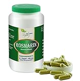 VITAIDEAL VEGAN® Rosmarin (Rosmarinus officinalis) 120 Kapseln je 440mg, rein natürlich ohne Zusatzstoffe.