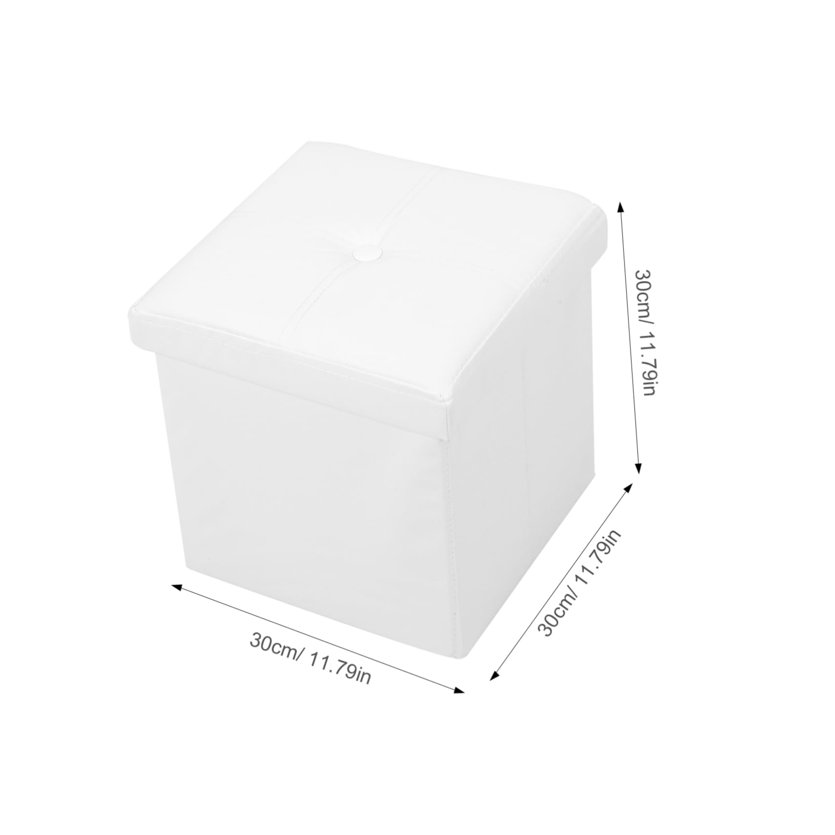 QUMIIRITY Folding Storage Box Boys and Girls Toy Box 27l Space Saver Storage Cube Organizer for Toys Books and