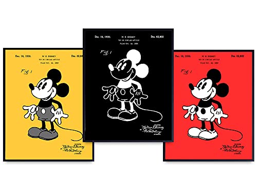 Patent Print - Mouse Home Decor - Original 8X10 Unframed Vintage Wall Art - Unique Gift For World Fans - Decoration, Poster, Wall Decor For Boy, Girl Or Kids Room #TOP30