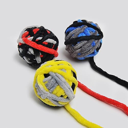 Juguetes para gato de interior: bola con campana interactiva y pelotas kitten para morder 2