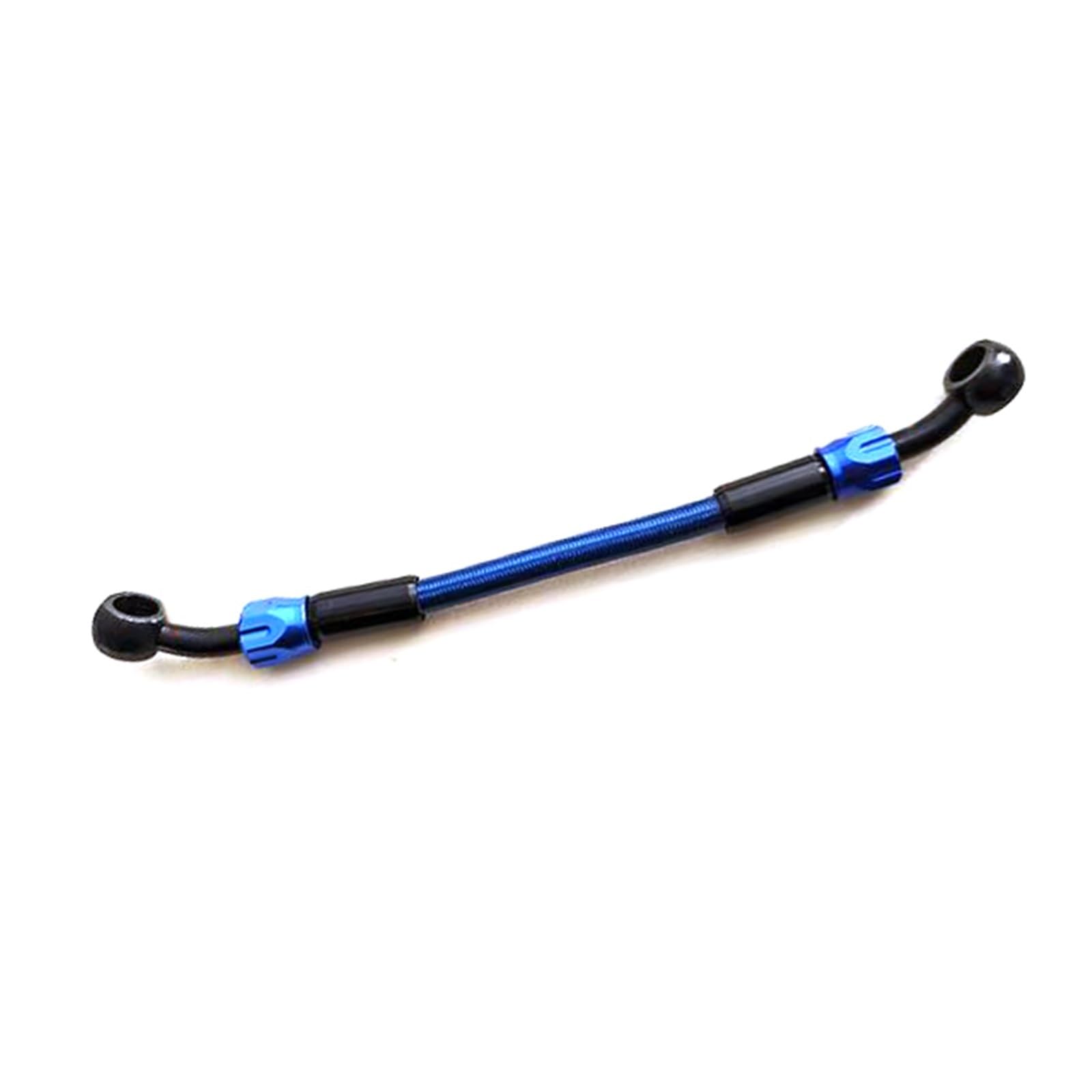 Shqxd One Color Hydraulic Brake Hose An3 Motorcycle Accessories 28°-28° Steel Hydraulic Clutch Tube Master Cylinder Brake Line Braided Oil Hose M10(2500Mm)