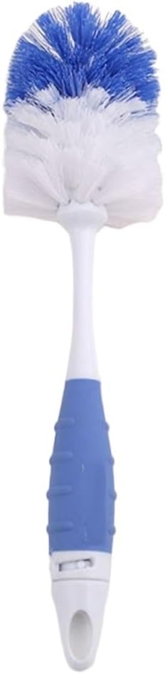 Bottle Brushes for Cleaning Milk Feed Nipple Pacifier Nozzle Spout Tube Brush Sets(Blue)