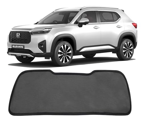 Image of Autofact Dicky Curtain for Honda Elevate | Custom Fit Rear Windshield Sunshade | UV & Heat Protection | Foldable Mesh | Privacy & Cooling Car Accessory