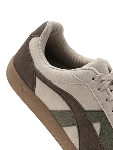 Image of Bewakoof Men's Rippers Color Block Low-Top Sneakers