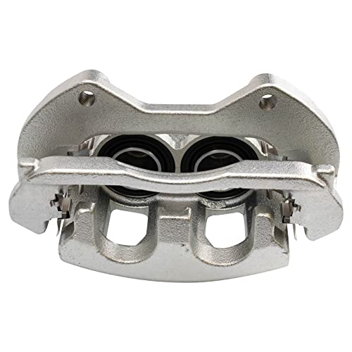Image of TRQ Front Brake Caliper Set Zinc Coated Brackets Compatible with 2008-2009 Buick LaCrosse 2006-2011 Lucerne 2006-2011 Cadillac DTS 2014-2016 Chevrolet Impala Limited