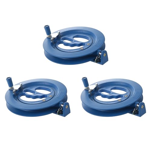 Bloepum 3X Kite Tool Ballbearing Blue Plastic Reel Line Winder New