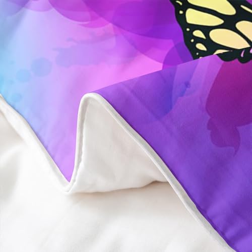 Housse de couette papillons pour déco bohème pastel - 6