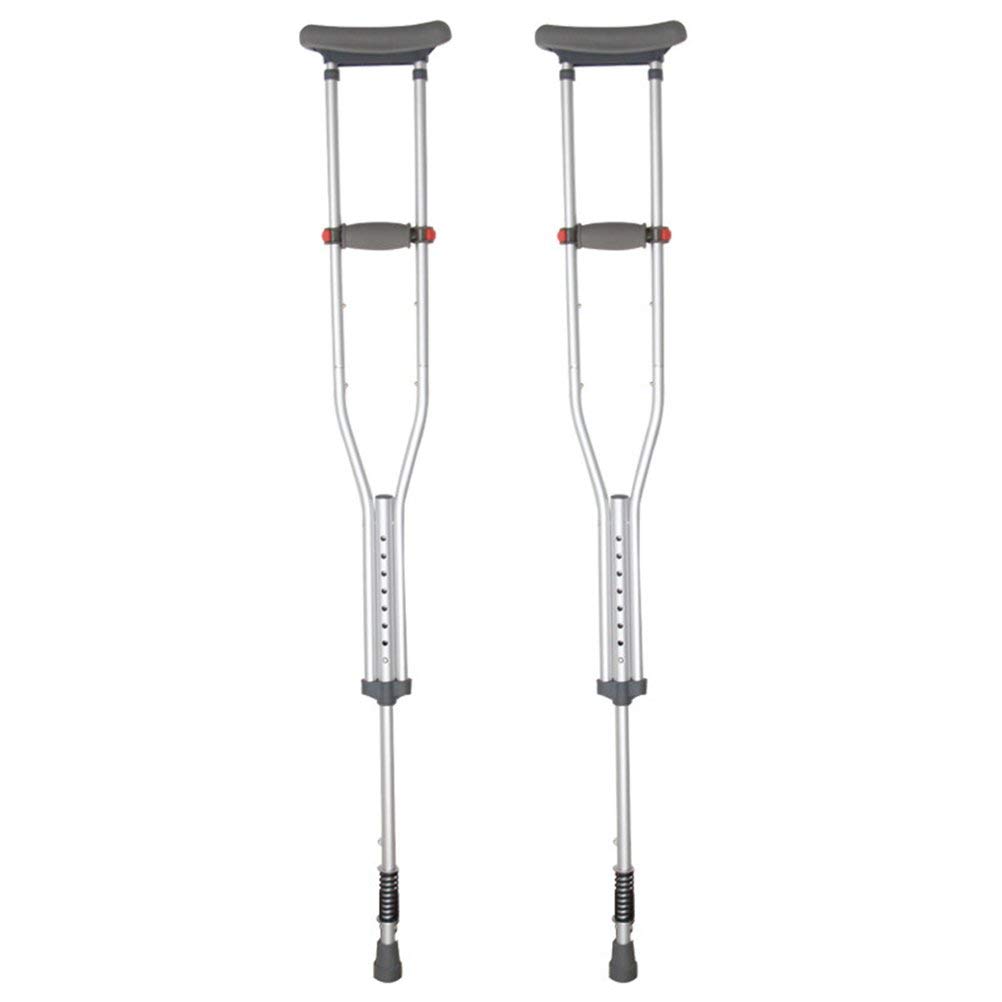 MU Ascellare Stampelle in Alluminio Leggero Pieghevole Assorbimento Di Scossa Stampella Medico Accessori Mobilità per Disabili, Shockabsorptionstyle,D