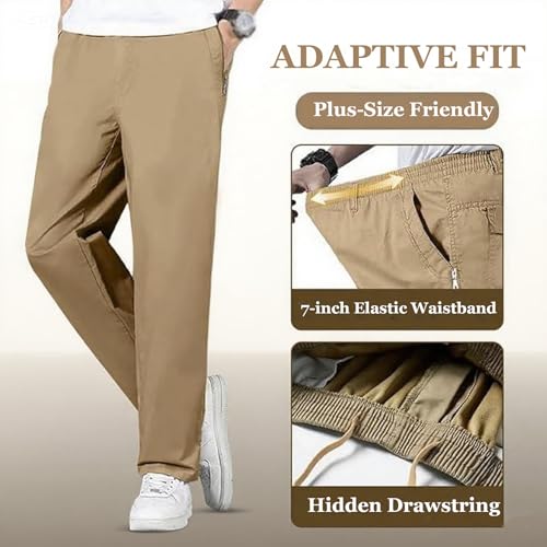 Puliam Easetactic - Flex Fit Zipper-Pocket Durable Pants, Puliam Mens Stretch Pant, Easetactic Zipper-Pocket Durable Pant2