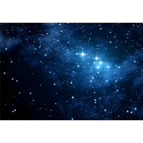 Laeacco Starry Night Sky Backdrop 10x8FT Universe Space Theme Photography