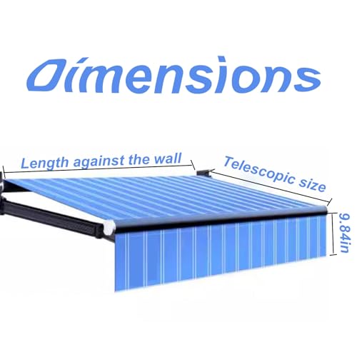 Auvent rétractable anti-UV protégeant votre grand balcon - 7