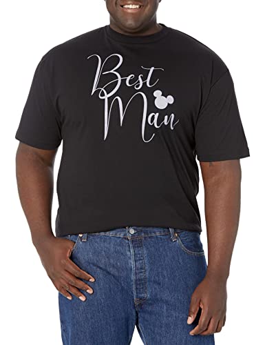 T-Shirt Disney Parrain Noir en Taille XXL pour Homme Grande Taille
