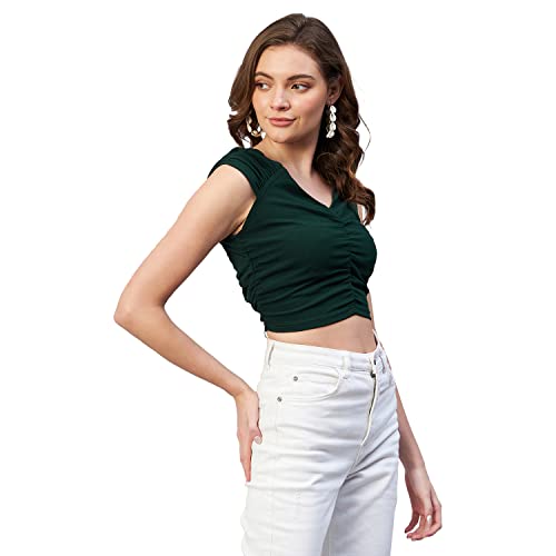 Image of Marie Claire Women's Solid Slim Fit Blouse