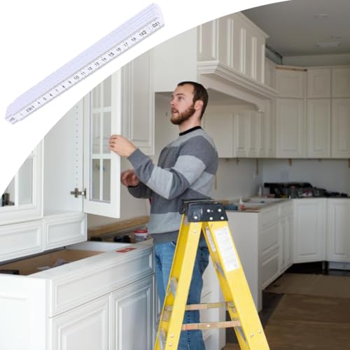 Zollstock, Zollstöcke, Gliedermaßstab, Meterstab, Geeignet für Vielfältige Messaufgaben für Bastler, Heimwerker, Tischler, Handwerker und Architekten, Faltbar, 2M