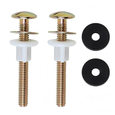 2 Pezzi Accessori per Sedile WC, Viti per Sedile Del Water, Fissaggio Tavoletta WC, Universale Wc Bulloni Di Montaggio con Dadi in Plastica e Viti di Fissaggio: vedi il prezzo e le caratteristiche Foto di 2 Pezzi Accessori per Sedile WC, Viti per Sedile Del Water, Fissaggio Tavoletta WC, Universale Wc Bulloni Di Montaggio con Dadi in Plastica e Viti di Fissaggio