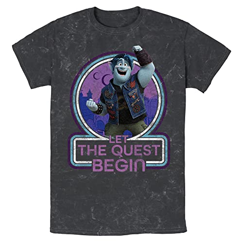 T-Shirt Disney Begin Quest Homme en coton à col rond décontracté