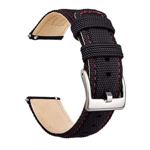 Image of Ritche Sailcloth Watch Band Quick Release Watch Strap Compatible with Samsung Galaxy Watch 6 Band Classic 43mm 47mm 40mm 44mmTimex / Seiko /Fossil /Citizen Watch Bands for Men Women