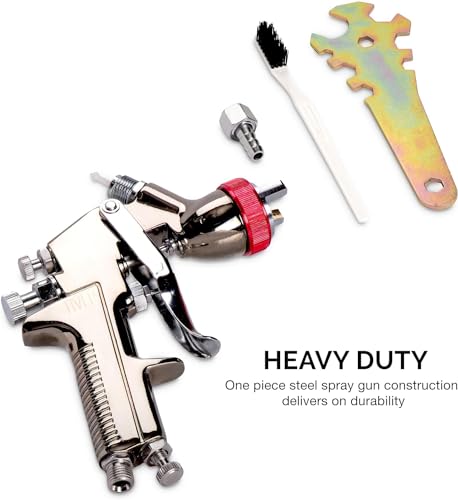 Image of NEIKO 31216A Air Spray Paint Gun, HVLP with Gravity Feed, 2.0 MM Nozzle, 600 CC Capacity, Spray Gun Paint Sprayer for Walls, Automotive, Home Improvement