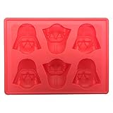 1 pieza de molde para hornear de Star Wars adecuado de silicona Darth Vader bandeja de cubitos de hielo molde para galletas de chocolate