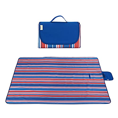 Adium Picnic Blanket Sandproof Beach Mat, Waterproof Blanket Camping Mat Foldable，Portable Sand Free Mat Outdoor Blanket for Travel Camping Hiking Picnic