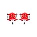 Power Stop Front S4071 Pair of High-Temp Red Powder Coated Calipers
