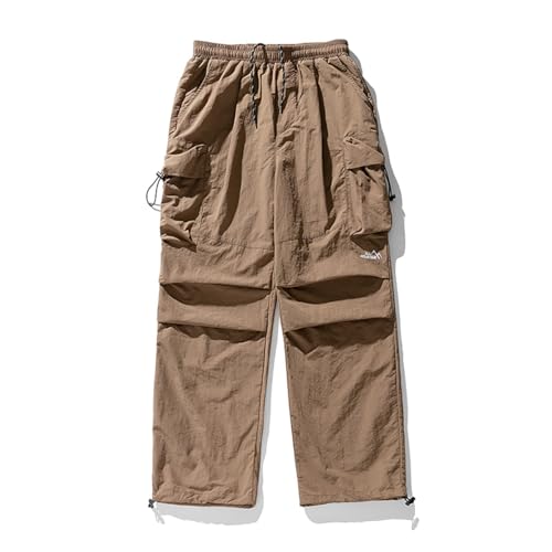 Gothic Outdoor Assault Pants, American Style, Men's Loose Multi-Functional Hiking and Mountaineering Casual Pants