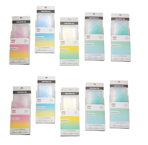 Image of Crackles Pack of 10 Ruler Compass Set for Birthday Return Gifts and Party Favors for Kids, GreatReturn Gifts. - Random Colors