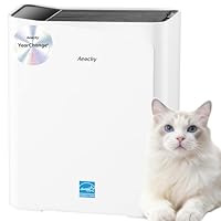 2300 ft² Energy Star Air Purifiers, AEOCKY Proprietary YearChange Filter Tech, with Multi-Effect Filter, Washable Pre-Filter, Scent Capsule, Air Quality Monitor, for Home Large Room bedroom Pets Odor