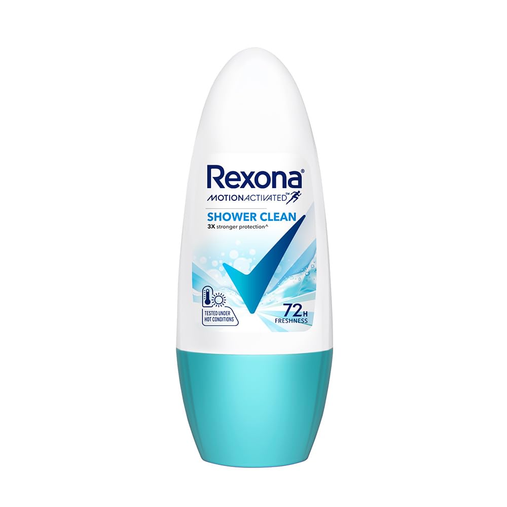 Buy Rexona Women Shower Clean Roll-On Motion Activated Deodorant