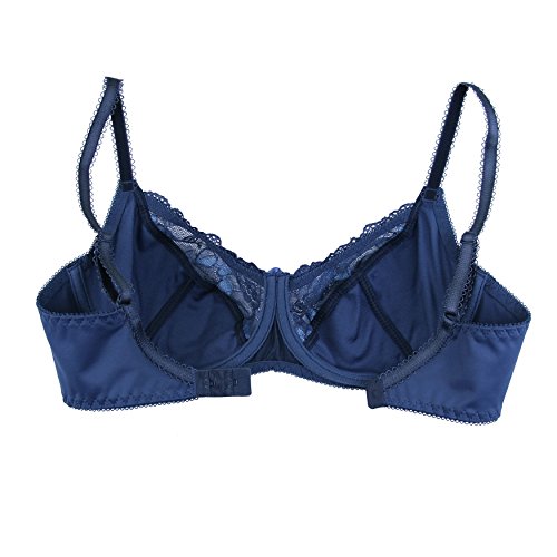 Image of Minimizer Bra with Underwire, Unlined Lace, Full Coverage