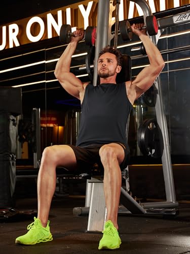 TACVASEN Men's Sleeveless Shirts Quick Dry Tank Tops for Men Sun Protection UPF 50+ Athletic Gym Workout Muscle Shirts4