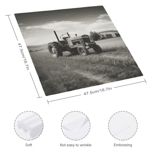 Servilletas de Tela Estilo Tractor Floral 4 unidades miniatura 2