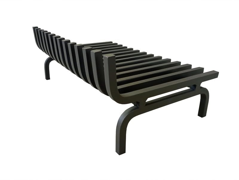 Generic Freistehender Kaminrost 55 x 40 cm, Herstellergeeignet | einseitig gefaltet | Moderne Optik