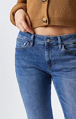 Mavi Women's Emma Mid Rise Slim Boyfriend Jeans - Premium Stretch Denim Jeans - Comfortable Jeans for Women, Machine Washable4