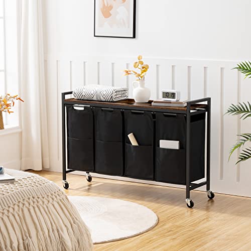 Panier à linge à roulettes idéal pour simplifier la buanderie familiale - 6