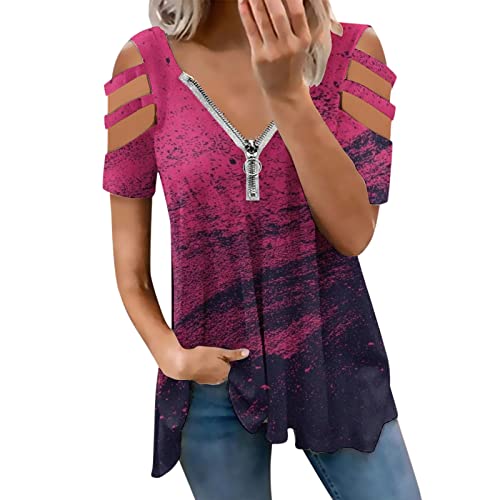 Camiseta para mujer monocolor con...